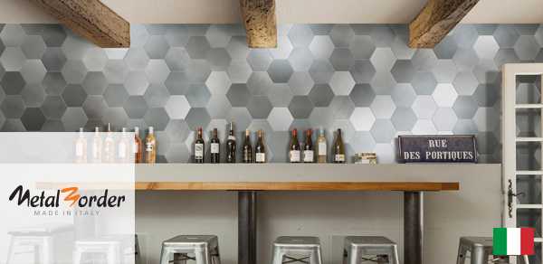 Metal Border aluminium surfaces: tailor-made design realizations