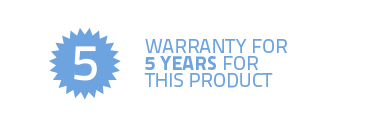 warranty 5 years